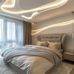 کناف پشت تخت خواب