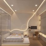 کناف پشت تخت خواب