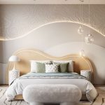 کناف پشت تخت خواب