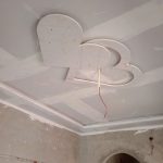 کناف اتاق خواب طرح قلب