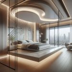 کناف اتاق خواب طرح قلب