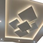 نورپردازی کناف سقف اتاق خواب