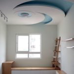 کناف سقف اتاق خواب کوچک