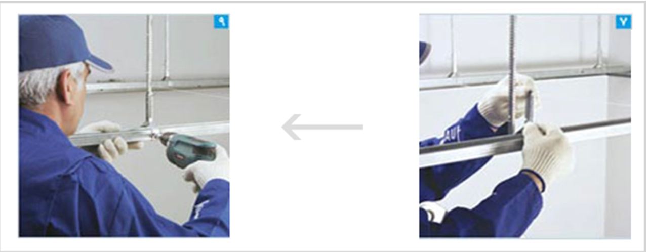 نصب کناف سقف ساده