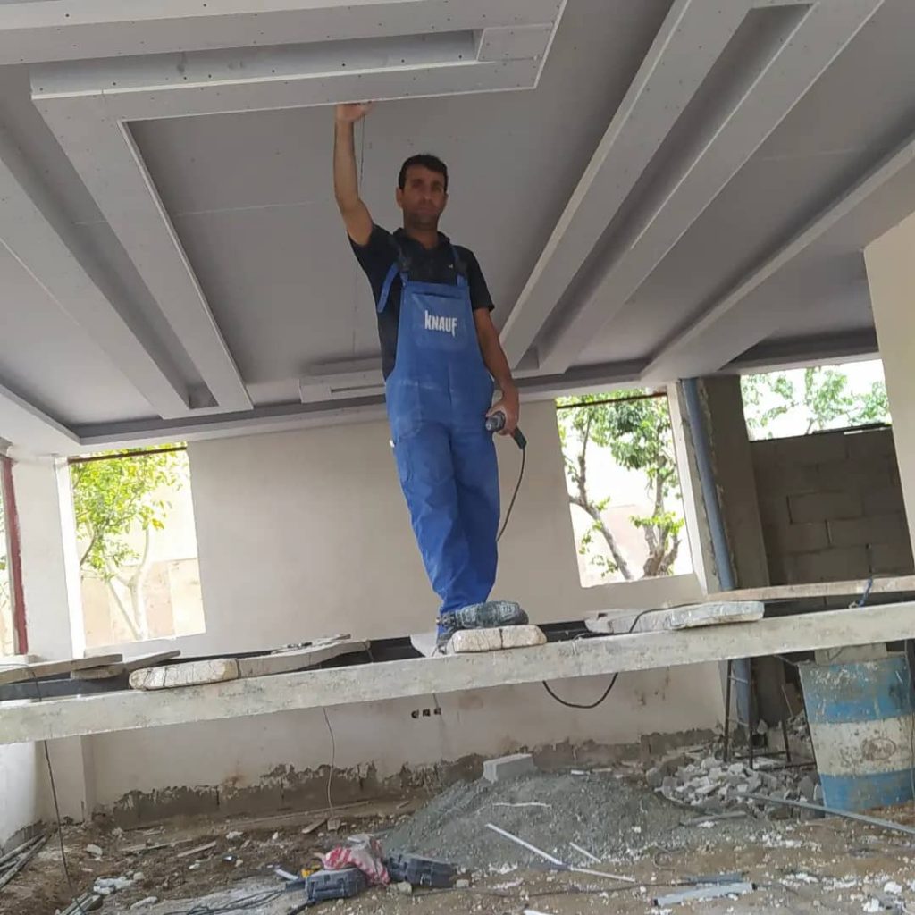 درآمد کناف کاری