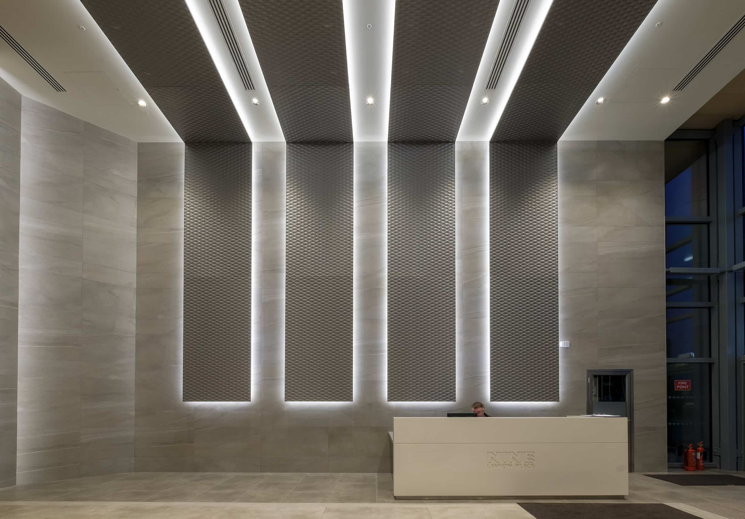 اجرای لاین نوری کناف