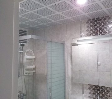 سقف کاذب طرح دار دستشویی