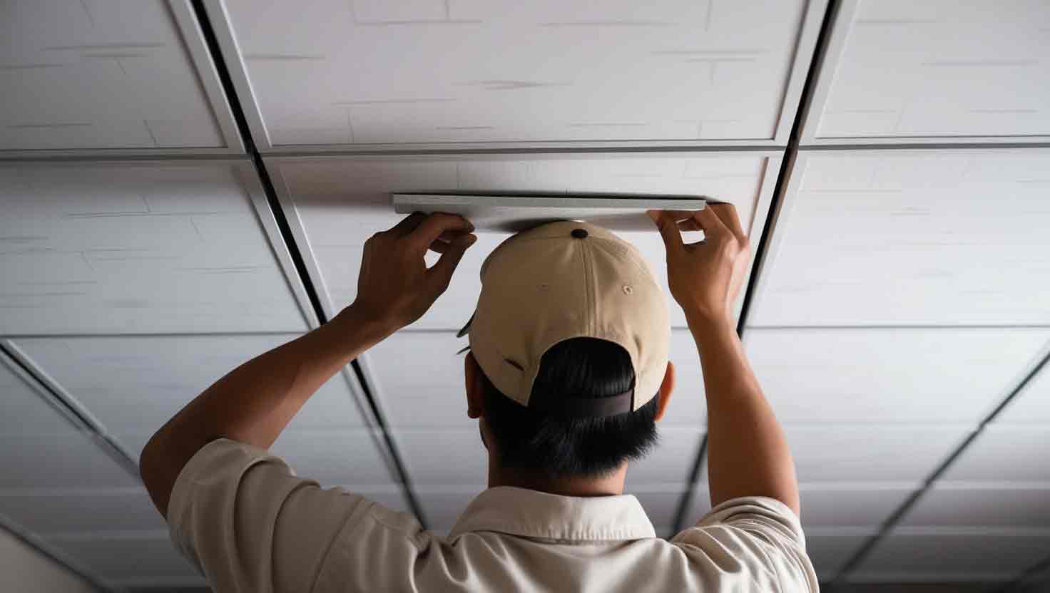 مراحل اجرای سقف کاذب