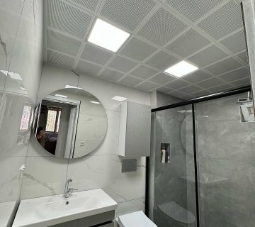 سقف کاذب طرح دار دستشویی