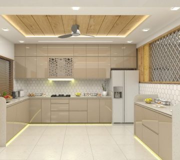 سقف کاذب ساده آشپزخانه