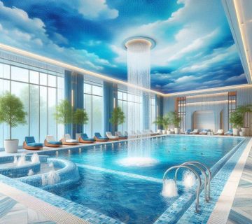 سقف استخر برای ویلا