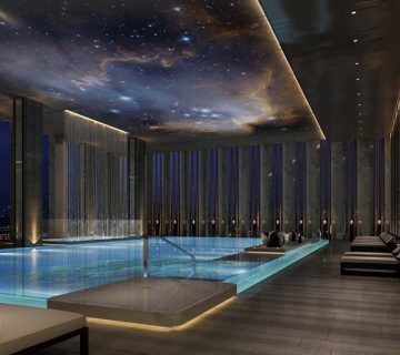 سقف استخر برای ویلا