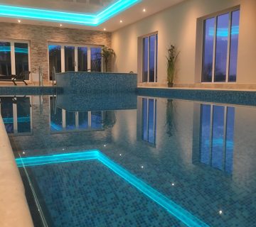 طراحی سقف استخر ویلا