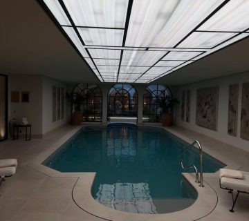 طراحی سقف استخر ویلا