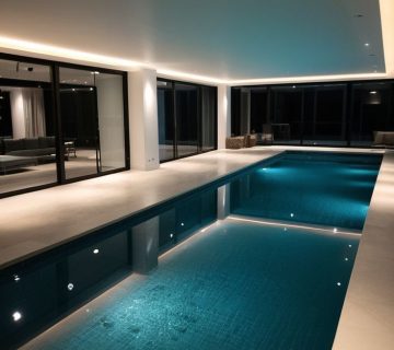 طراحی سقف استخر ویلا