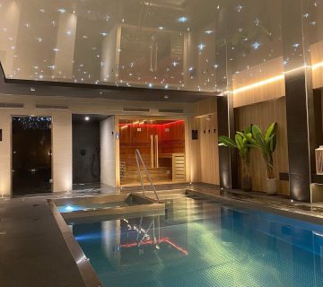 طراحی سقف استخر ویلا